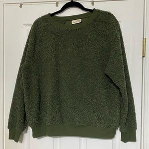 Green Teddy Sweater